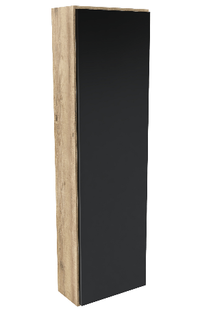 Armário Castellon Preto Fosco Darabas Agardi