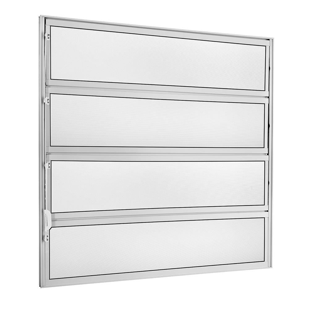 Janela basculante: funcionalidade e beleza para sua casa 4 VITRO BASCULANTE 100x100 BRANCO ESQUADRISUL 1638955