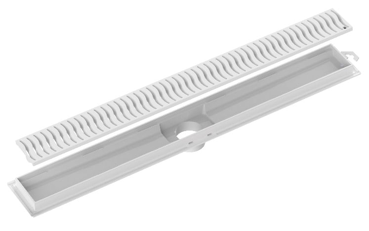 Ralo oculto: como esse item melhora o design do seu banheiro 5 RALO LINEAR 90CM GRELHA CINZA CB TIGRE 1379534