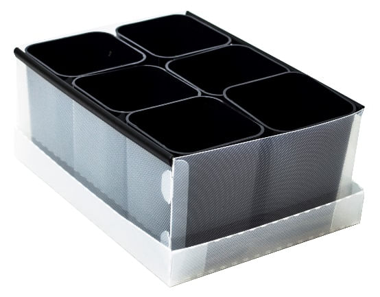 Veja dicas de ouro para manter a sua casa sempre em ordem 14 CAIXA ORGANIZADORA DE OBJETOS COM 6 PROTEA PRETO 1527843