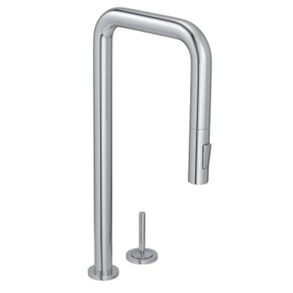 MONOCOMANDO DE MESA COZINHA DECA YOU BICA ALTA RETA E ACIONAMENTO JOYSTICK - CROMADA - DECA