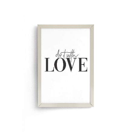 Ideias de decoração para transformar sua garagem 14 Quadro Decorativo 22x31 Moldura Fit White 1745689