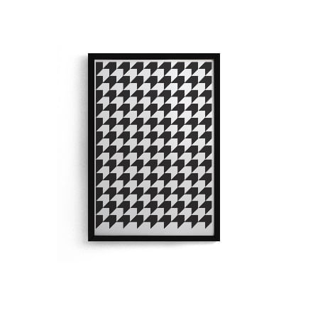 Saiba como usar quadros na decoração do escritório 10 Quadro Decorativo 32x46 Moldura Fit White 1746138