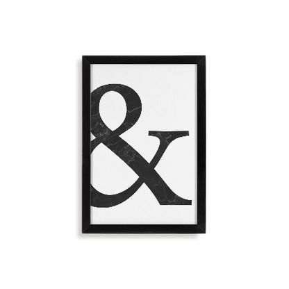 Quadro Decorativo 22x31cm Moldura Fit Black