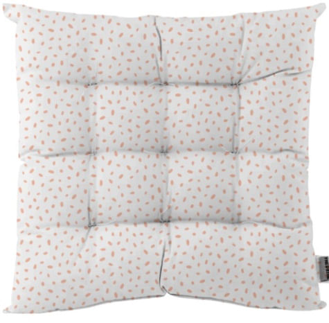 Conheça os diferentes tipos de almofada para decoração 17 Almofada Dupla Face 45x45cm com Bolinhas Nude Speciatta 1748653