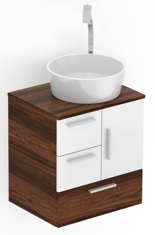 Dicas incríveis de como planejar a reforma do seu banheiro 14 Kit Gabinete Gaveteiro 50cm c Porta e Cuba CQ35 Cantaine Irazu Roca 1748084