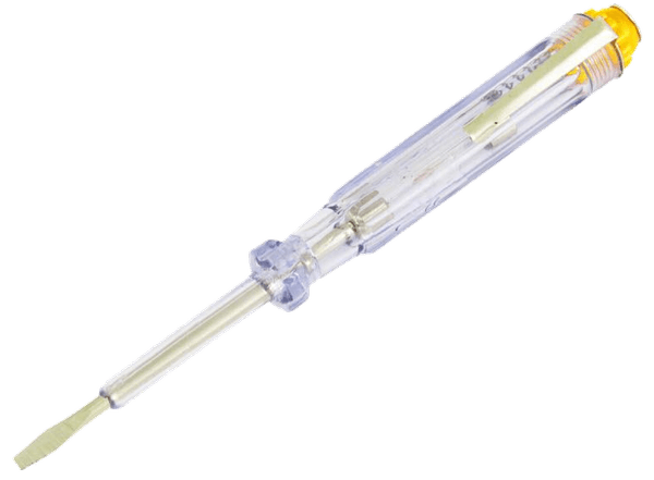 Chave Teste Neon 110mm Transparente Asantos